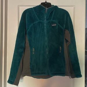 Women's Patagonia R3 Hoodie, Teal, size Small